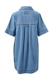 Relaxed Shirt Dress, MID VINTAGE BLUE - alternate image 6
