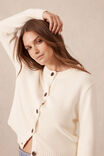 Nelly Long Sleeve Knit Cardi, EGGSHELL - alternate image 6