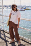 Stevie Slouchy Tee, SUNFADED TINT/ISLAND PRINT - alternate image 5