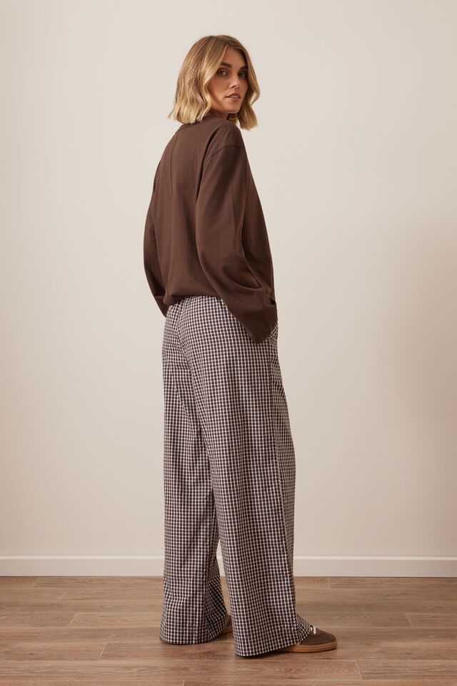 The Lounge Pant, CHOCOLATE CHECK