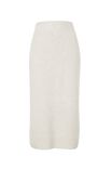 Soft Knit Tube Skirt In Recycled Blend, OATMEAL MARLE - alternate image 2