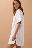 Sammy Relaxed Shirt Dress, FRESH ECRU - alternate image 4