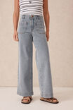 Wide Leg Front Pocket Jean, VINTAGE BLUE - alternate image 5