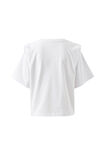 Rainey Pleat Sleeve Tee, WHITE - alternate image 3