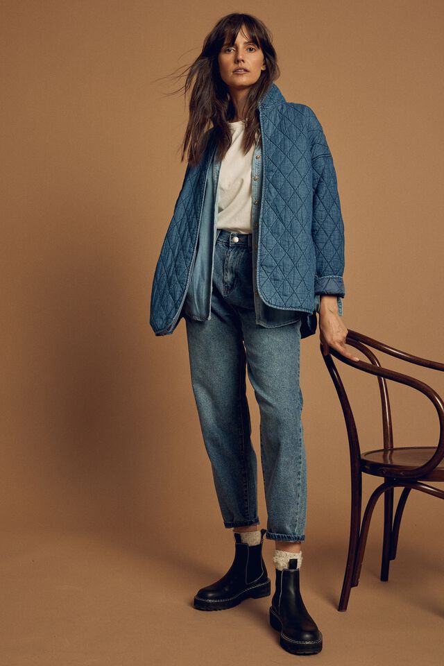 The Valley Quilted Jacket, CHAMBRAY