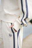 Sporty Slouchy Crew, WINTER WHITE SIDE STRIPE - alternate image 6