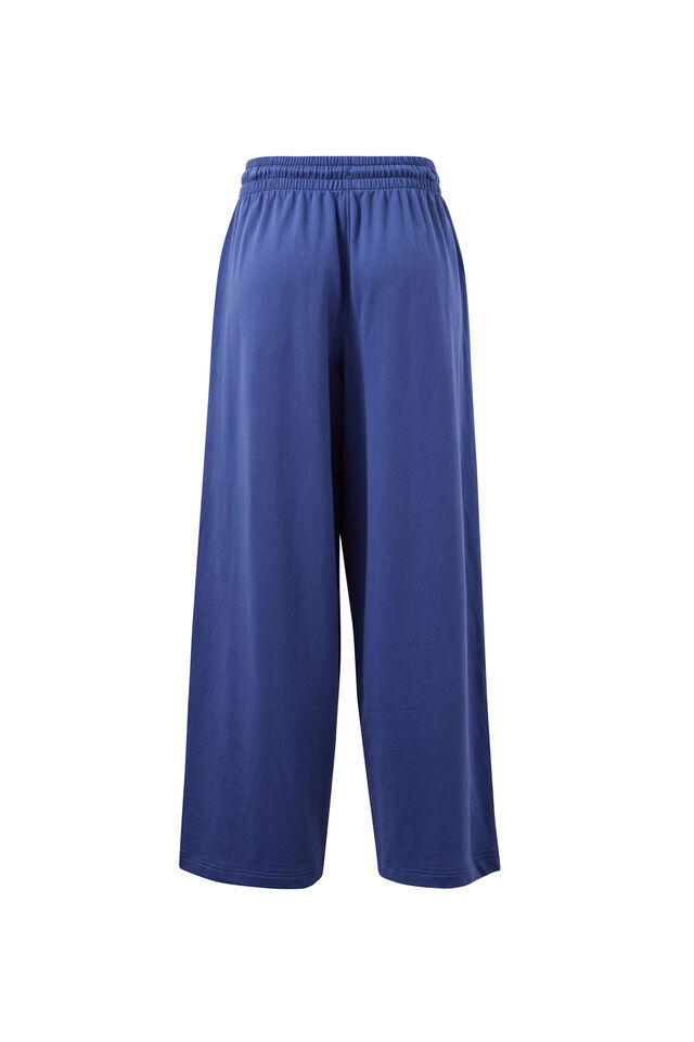 Sophie Relaxed Terry Trackpant, WASHED NAVY