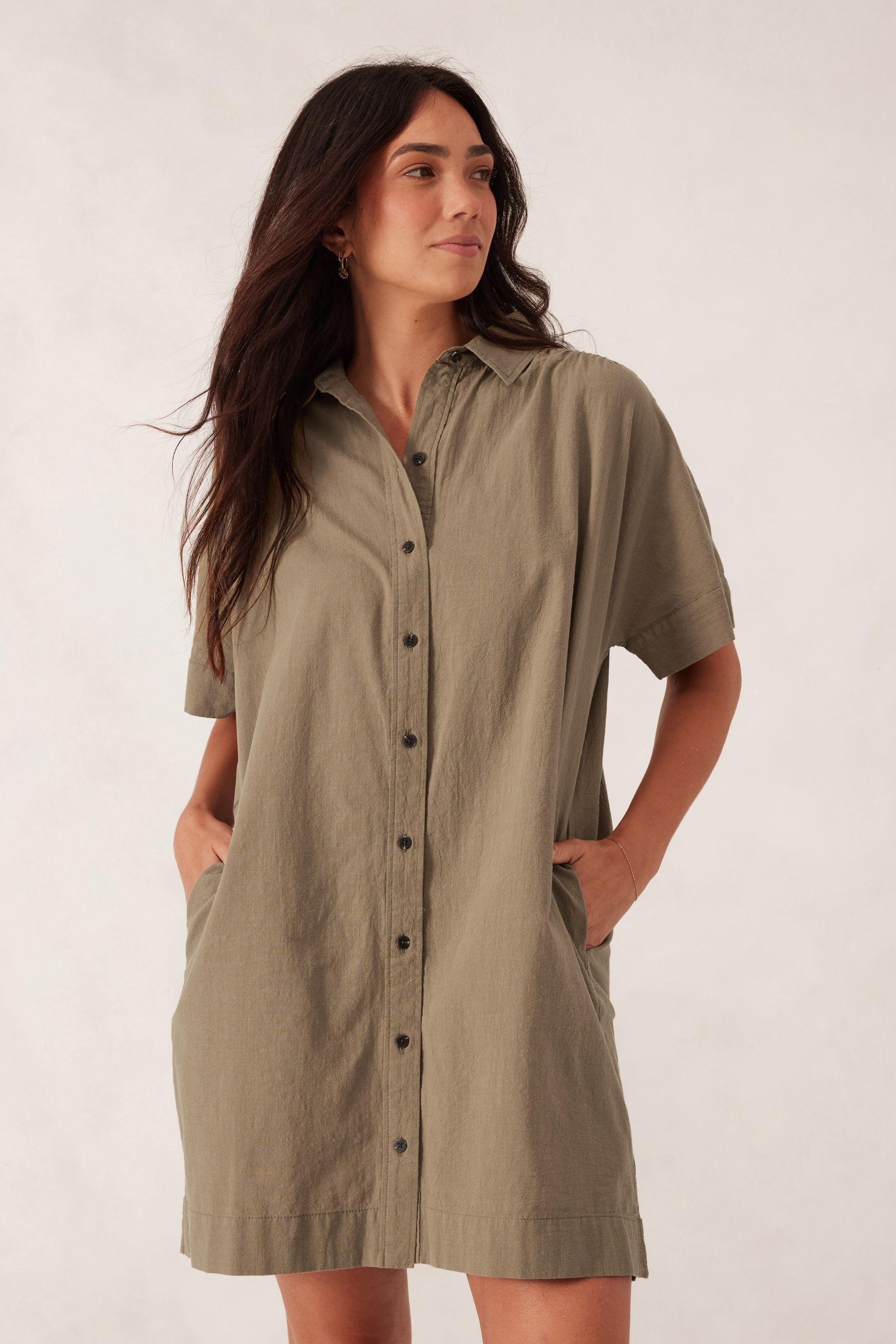 Mini Shirt Dress
