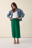 Bias Midi Skirt, WINTER GREEN - alternate image 6