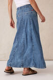 Panelled Maxi Skirt, WORN BLUE DENIM - alternate image 3