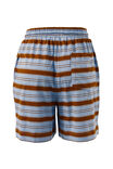 Marlowe Short, SKY BLUE/TOFFEE STRIPE - example image 2