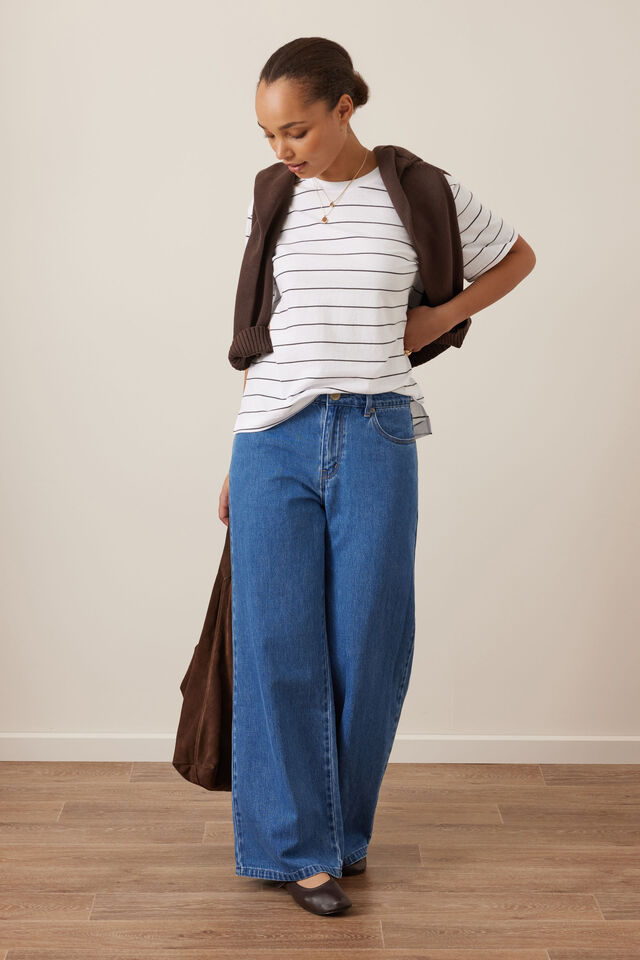 Willow Soft Wide Leg Jean, FRESH INDIGO