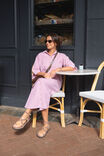 Classic Shirt Dress Jf, CLARET RED WHITE STRIPE - alternate image 4