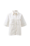 Noa Short Sleeve Shirt, FRESH ECRU - alternate image 2