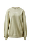 Isla Oversized Slouchy Crew, MATCHA MINI LOGO - alternate image 2