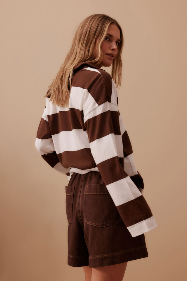 Relaxed Everyday Short, CHOCOLATE