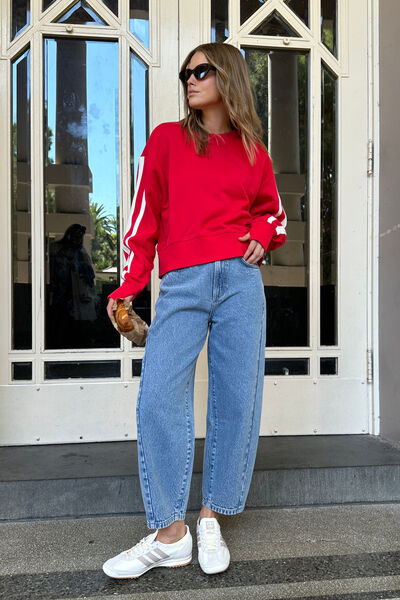 Tapered Barrel Jean, MID VINTAGE BLUE