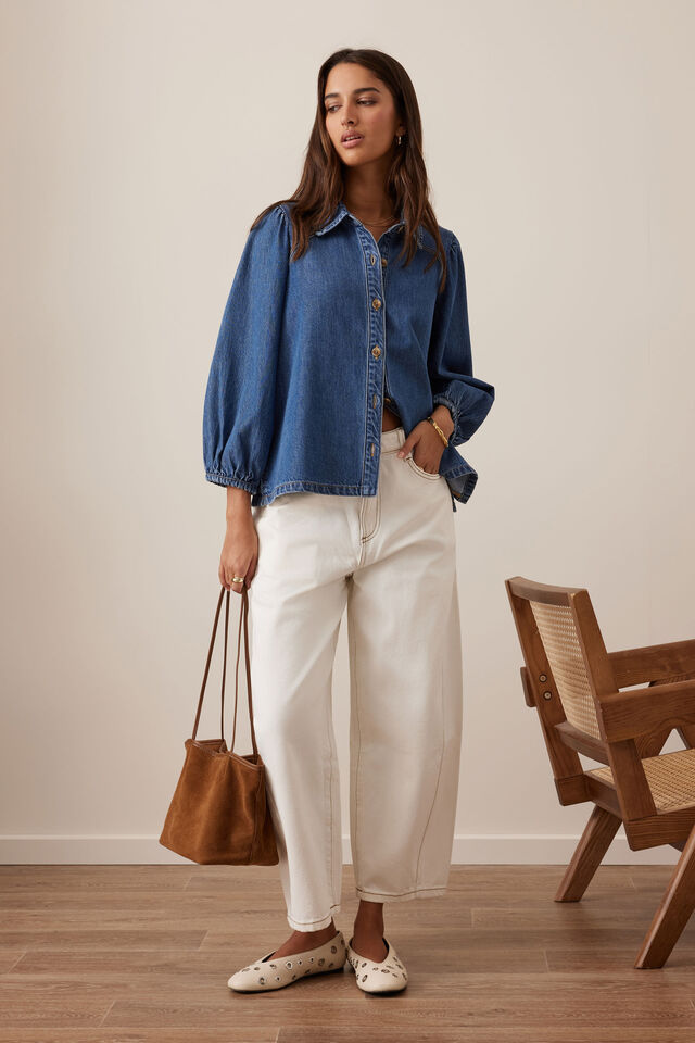 Lenny Shirt, FRESH INDIGO