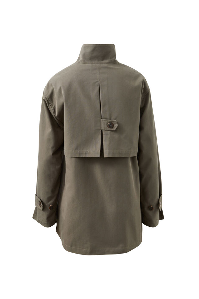 Estelle Funnel Neck Jacket, MOSS