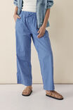 Relaxed Beach Pant, CLASSIC BLUE PRINTED STRIPE ORGANIC COTTON - alternate image 4