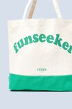 Funseeker Tote In Organic Cotton, FUNSEEKER - alternate image 2