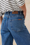 Wide Leg Jean In Organic Cotton, INDIGO BLUE - alternate image 5