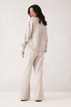 Gracie Relaxed Pin Tuck Trackpant, ALMOND - alternate image 3