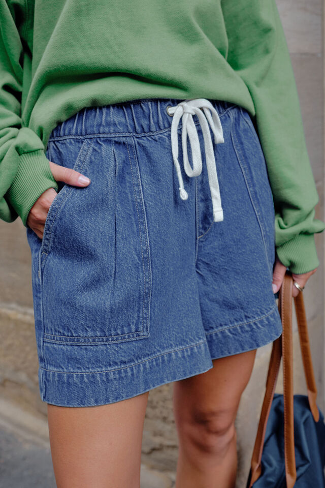 Darcy Relaxed Everyday Short, FRESH INDIGO