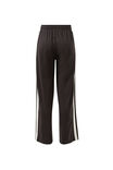 Gigi Wide Leg Terry Trackpant, PHANTOM SIDE STRIPE - example image 3