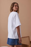 Tully Boyfriend Tee, WHITE/CERES SCRIPT POMEGRANATE EMBROIDERY - alternate image 5