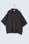 Double Cloth Shirt In Organic Cotton, SLATE