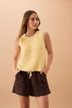 April Knit Tank, SUNNY YELLOW - alternate image 6