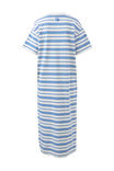 Charlotte Midi Terry Dress, WHITE AZURE BLUE STRIPE - alternate image 3