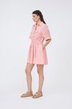 Doublecloth Utility Dress In Organic Cotton, WASHED PINK - alternate image 5