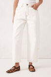 Darted Barrel Jean, FRESH ECRU - alternate image 4