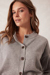 Soft Crew Cardi, GREY MARLE - alternate image 4