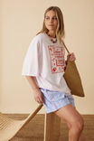 Liv Oversized Tee, SUNFADED TINT/ISLAND SCARF PRINT - alternate image 5