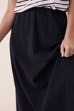 Soft Maxi Skirt, BLACK - alternate image 5