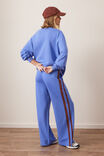Gigi Wide Leg Terry Trackpant, VINTAGE BLUE MIXED SIDE STRIPE - alternate image 6