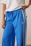 Gigi Wide Leg Terry Trackpant, MARINE BLUE SIDE STRIPE - alternate image 4
