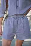 Mila Short, COLLEGE BLUE WHITE NARROW STRIPE - alternate image 3
