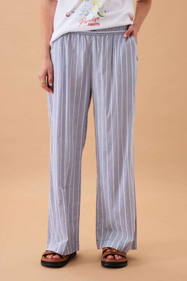 The Lounge Pant, COLLEGE BLUE LADDER STRIPE