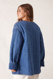 Comfy Quilted Jacket, FRESH INDIGO - alternate image 3