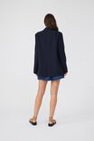 Heritage Blazer, PETROL IN RESCUED FABRIC - alternate image 5