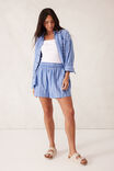 OXFORD BLUE WHITE TWIN STRIPE