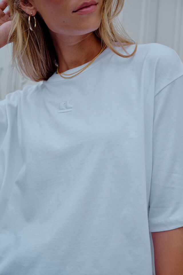 Phoebe Premium Tee, WHITE