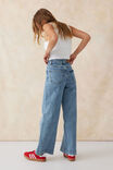 Wide Leg Jean In Organic Cotton, VINTAGE BLUE - alternate image 3
