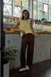 Jessie Barrel Pant, CHOCOLATE - alternate image 4