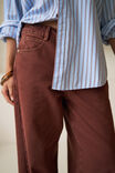 Maggie Tapered Barrel Jean, BURNT TOFFEE - alternate image 5