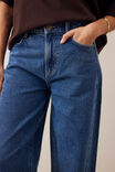 Leah Tapered Barrel Jean, FRESH INDIGO - example image 4